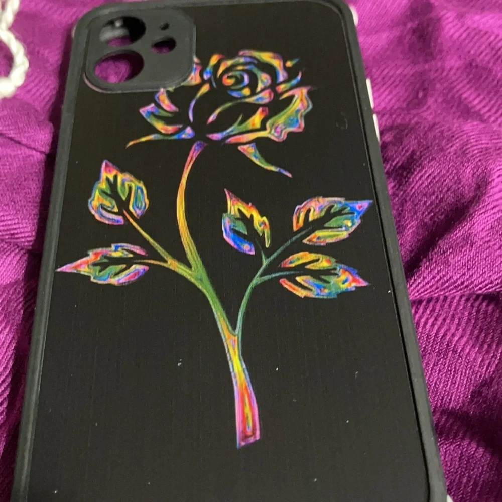 6/$20 New beautiful rainbow rose phone case
